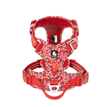 Truelove ergonomisk hundsele i röd färg för små och stora hundar