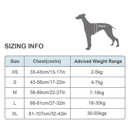 Truelove storlektabell hundselar