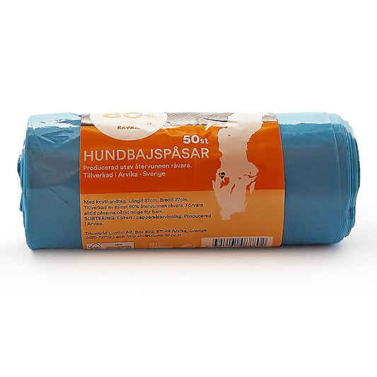 Hundbajspåsar blå