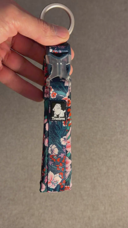 Hundhalsband Blommig